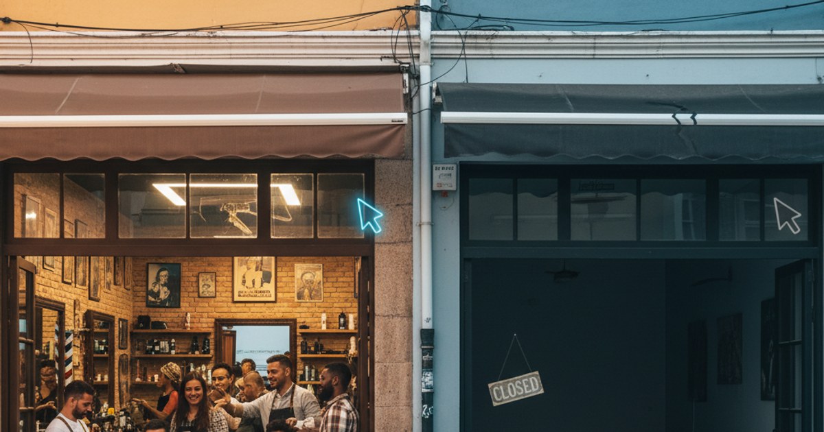 Barbearias: Lotadas vs. Vazias – O Site Faz a Diferença?