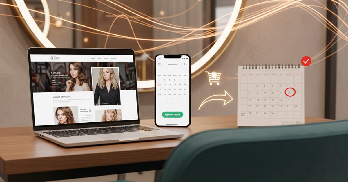 Site de Salão de Beleza: Converta Visitas em Clientes Fiéis!